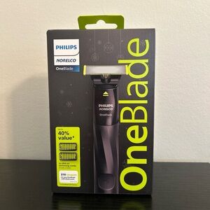 Philips Norelco OneBlade QP1864/85 Wet/Dry USB Trimmer Shaver
